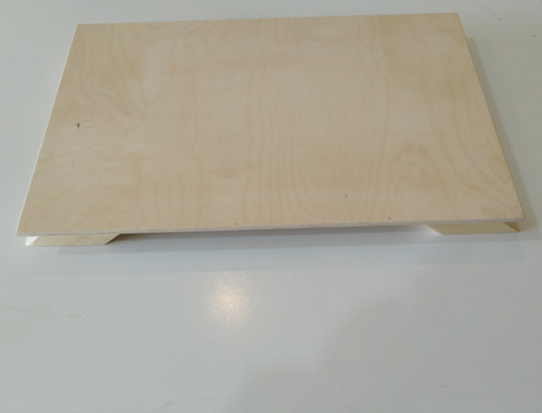 تخته گوشت چوبی بزرگ پایه دار