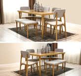 میز ناهار خوری مینیمال 6 نفره